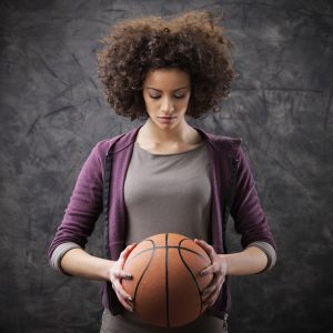 WBC Play for female basketball player